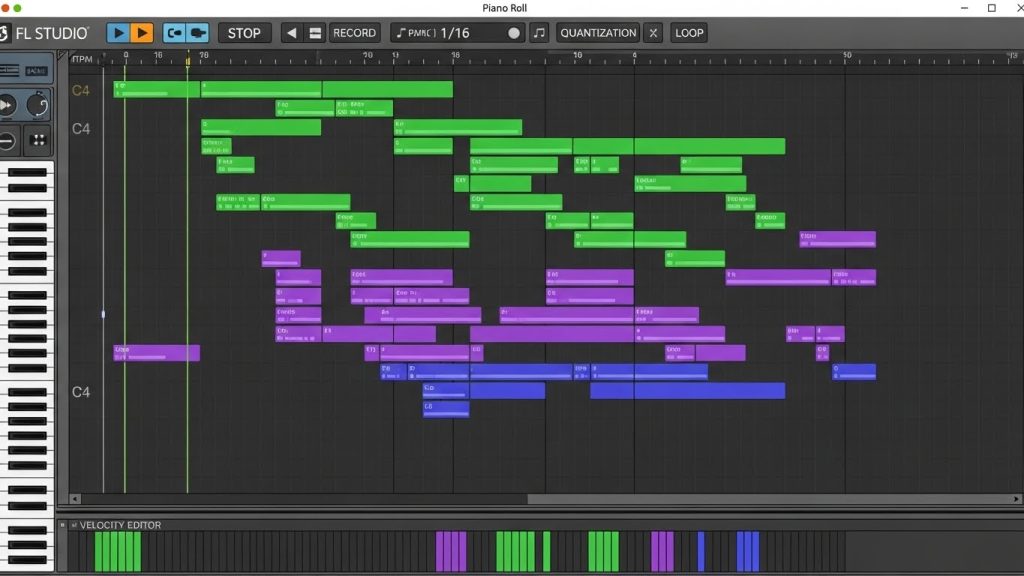 Piano Roll in FL Studio